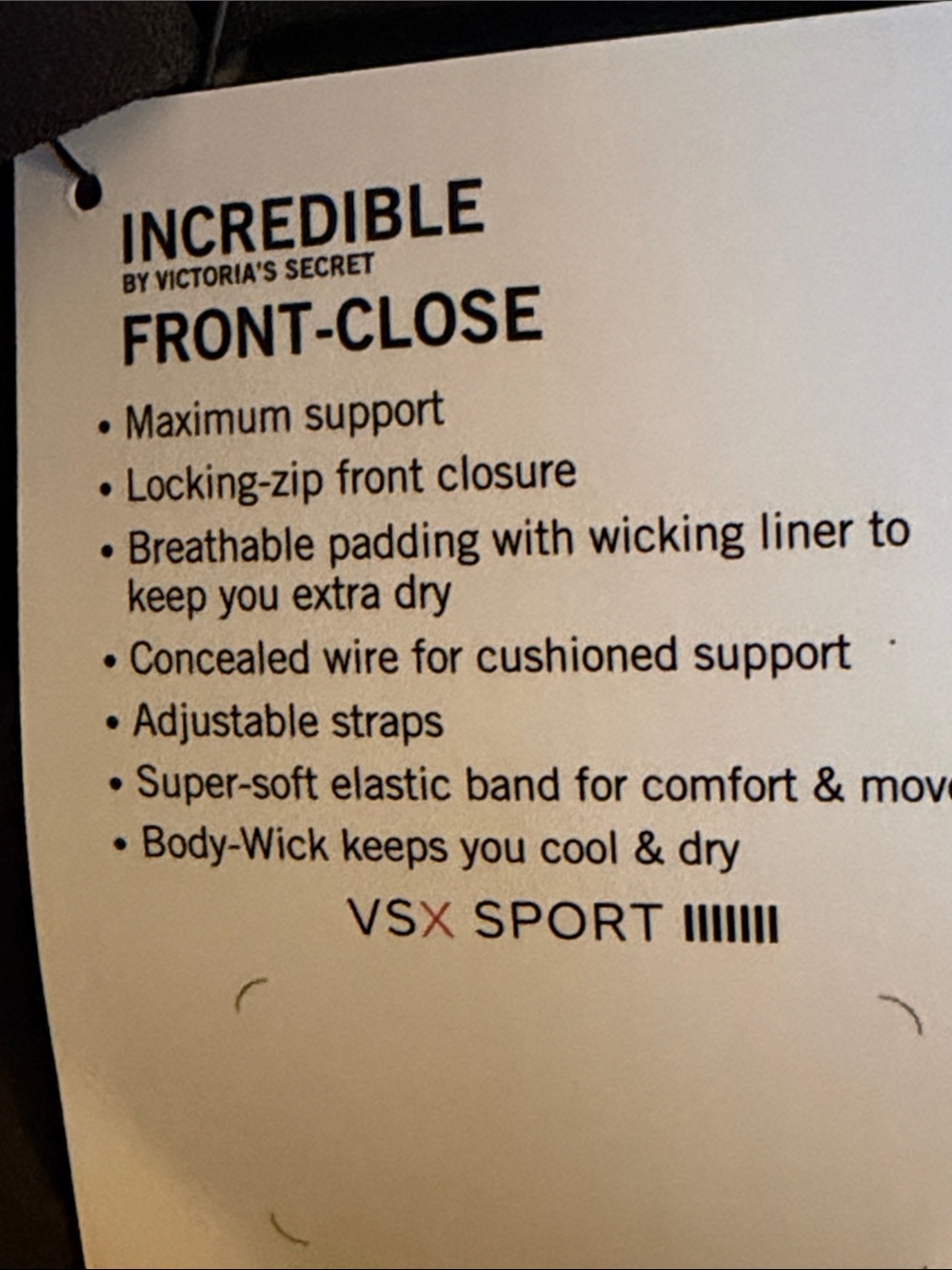 Victoria's Secret Incredible Front-Close Sports Bra - 32DDD - Picture 6 of 8